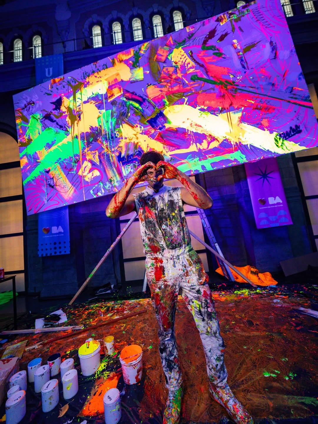 Arte inmersivo en festival